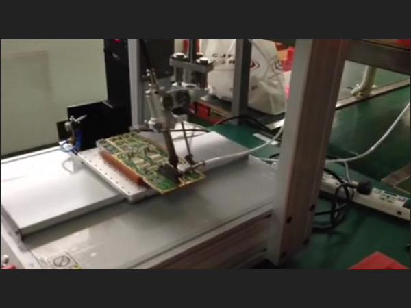 Soldering machine display